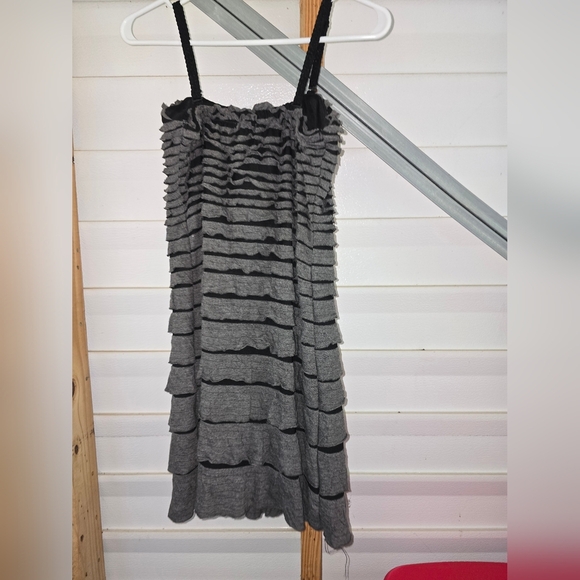 POETRY CLOTHING TIER STRAP DRESS, GOTHIC,PUNK,EMO,Y2K Size Large - Picture 3 of 3